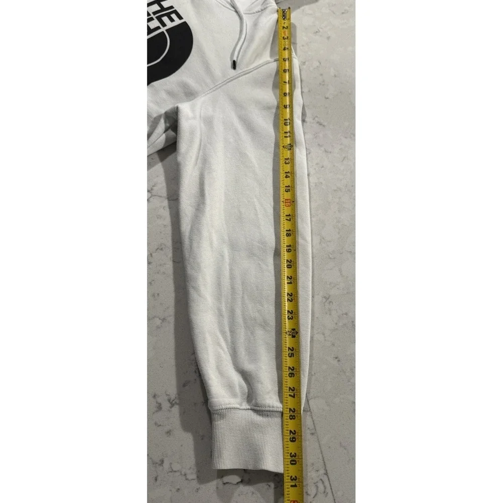 The North Face Hoodie Men Mediums White Fleece Half Dome Pullover Sweatshirt